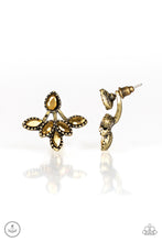 Load image into Gallery viewer, A Force To BEAM Reckoned With Brass Post Earrings - Paparazzi
