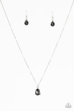 Load image into Gallery viewer, Classy Classicist Silver Grey Necklace - Paparazzi
