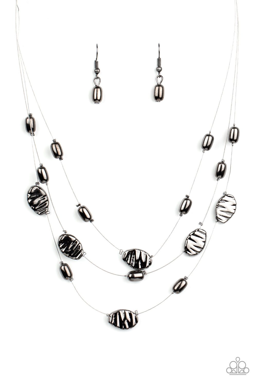 Top ZEN Black Necklace - Paparazzi