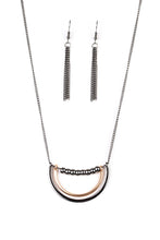 Load image into Gallery viewer, Artificial Arches Black Necklace - Paparazzi
