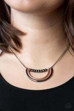 Load image into Gallery viewer, Artificial Arches Black Necklace - Paparazzi
