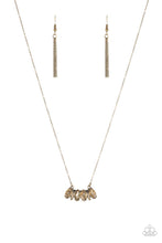 Load image into Gallery viewer, Deco Decadence Brass Necklace - Paparazzi
