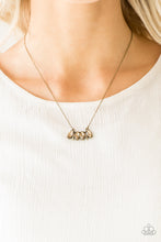 Load image into Gallery viewer, Deco Decadence Brass Necklace - Paparazzi
