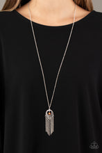 Load image into Gallery viewer, Western Weather Orange Long Necklace - Paparazzi
