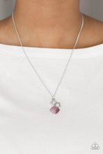 Load image into Gallery viewer, Stylishly Square Purple Necklace - Paparazzi
