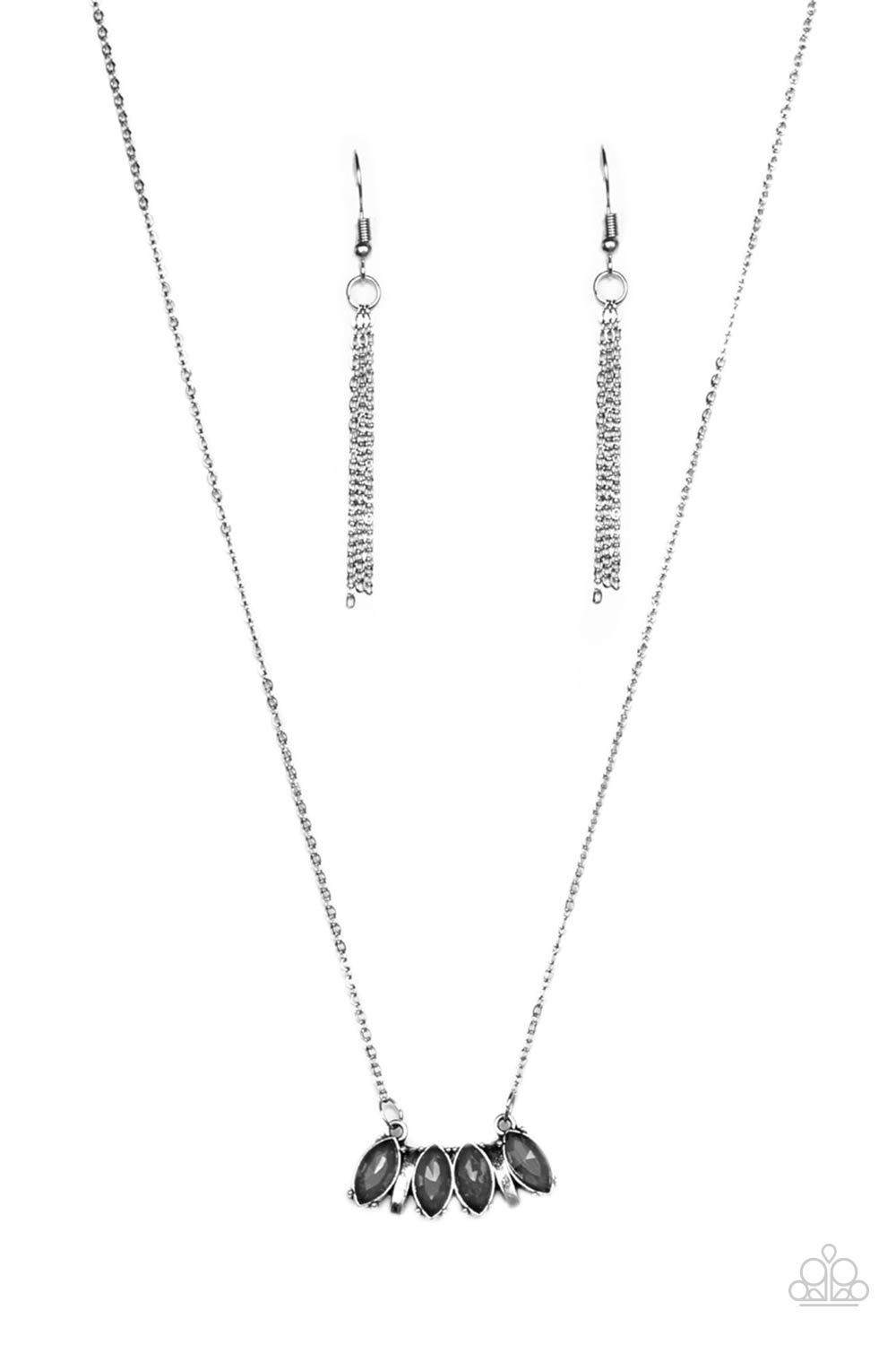 Deco Decadence Silver Necklace - Paparazzi