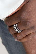 Load image into Gallery viewer, Backstage Sparkle Black Ring - Paparazzi
