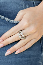 Load image into Gallery viewer, Interstellar Fashion White Ring - Paparazzi
