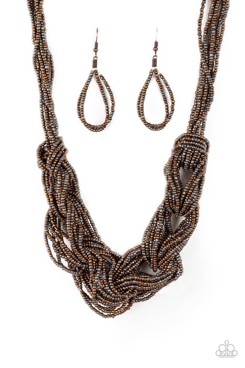 City Catwalk Copper Necklace - Paparazzi