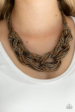 Load image into Gallery viewer, City Catwalk Copper Necklace - Paparazzi
