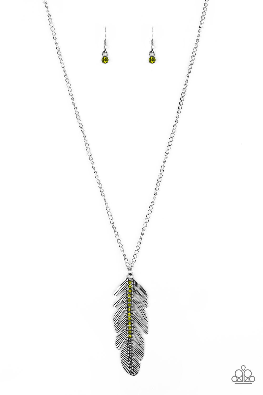 Sky Quest Green Necklace - Paparazzi