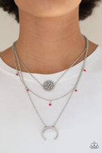 Load image into Gallery viewer, Lunar Lotus Pink Necklace - Paparazzi
