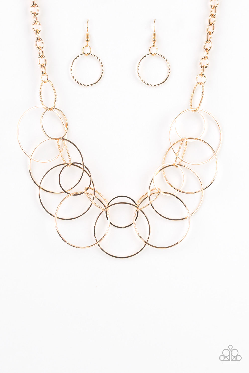 Circa de Couture Gold Necklace - Paparazzi