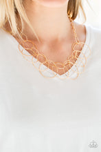 Load image into Gallery viewer, Circa de Couture Gold Necklace - Paparazzi
