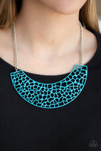 Load image into Gallery viewer, Powerful Prowl Blue Necklace - Paparazzi
