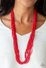 Load image into Gallery viewer, Congo Colada Red Necklace - Paparazzi
