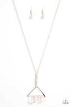 Load image into Gallery viewer, Raw Talent Rose Gold Necklace - Paparazzi
