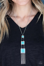 Load image into Gallery viewer, This Land Is Your Land Blue Necklace - Paparazzi
