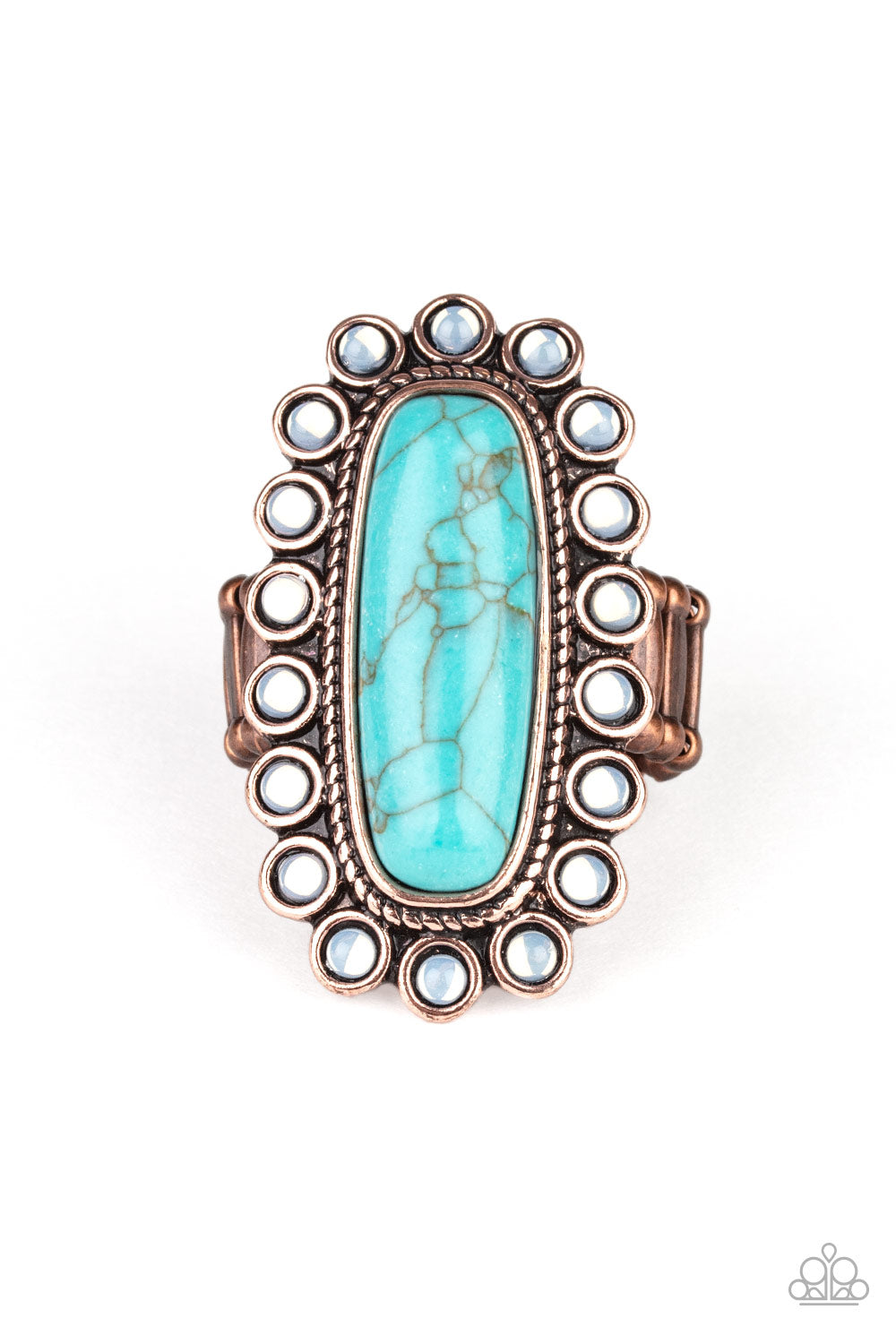 Mystic Oasis Copper Ring - Paparazzi