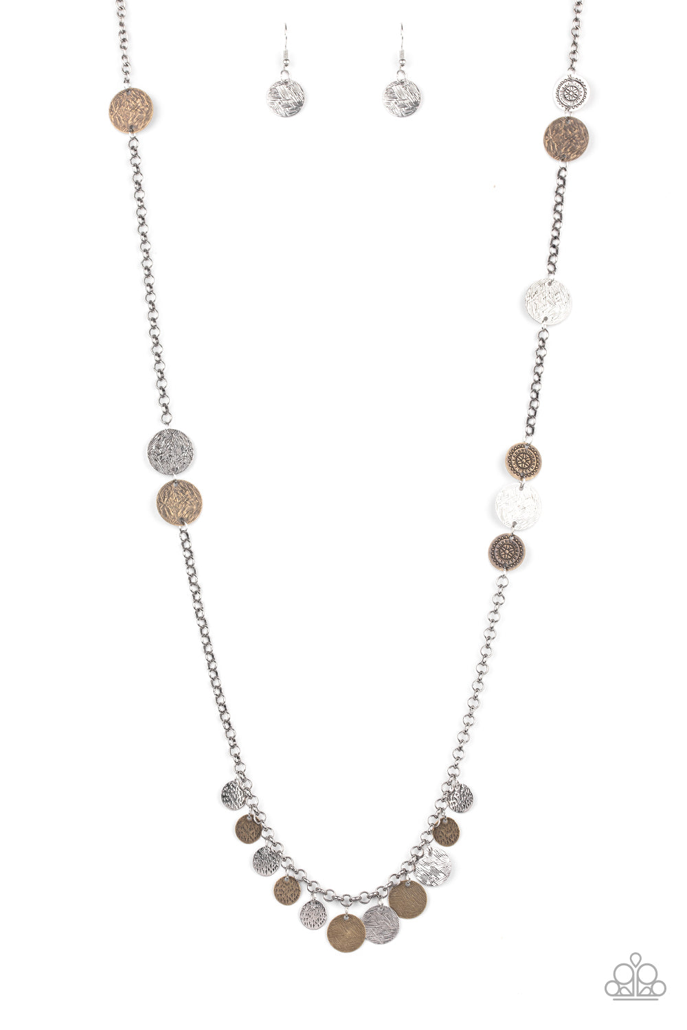 Trailblazing Trinket Multi Necklace - Paparazzi