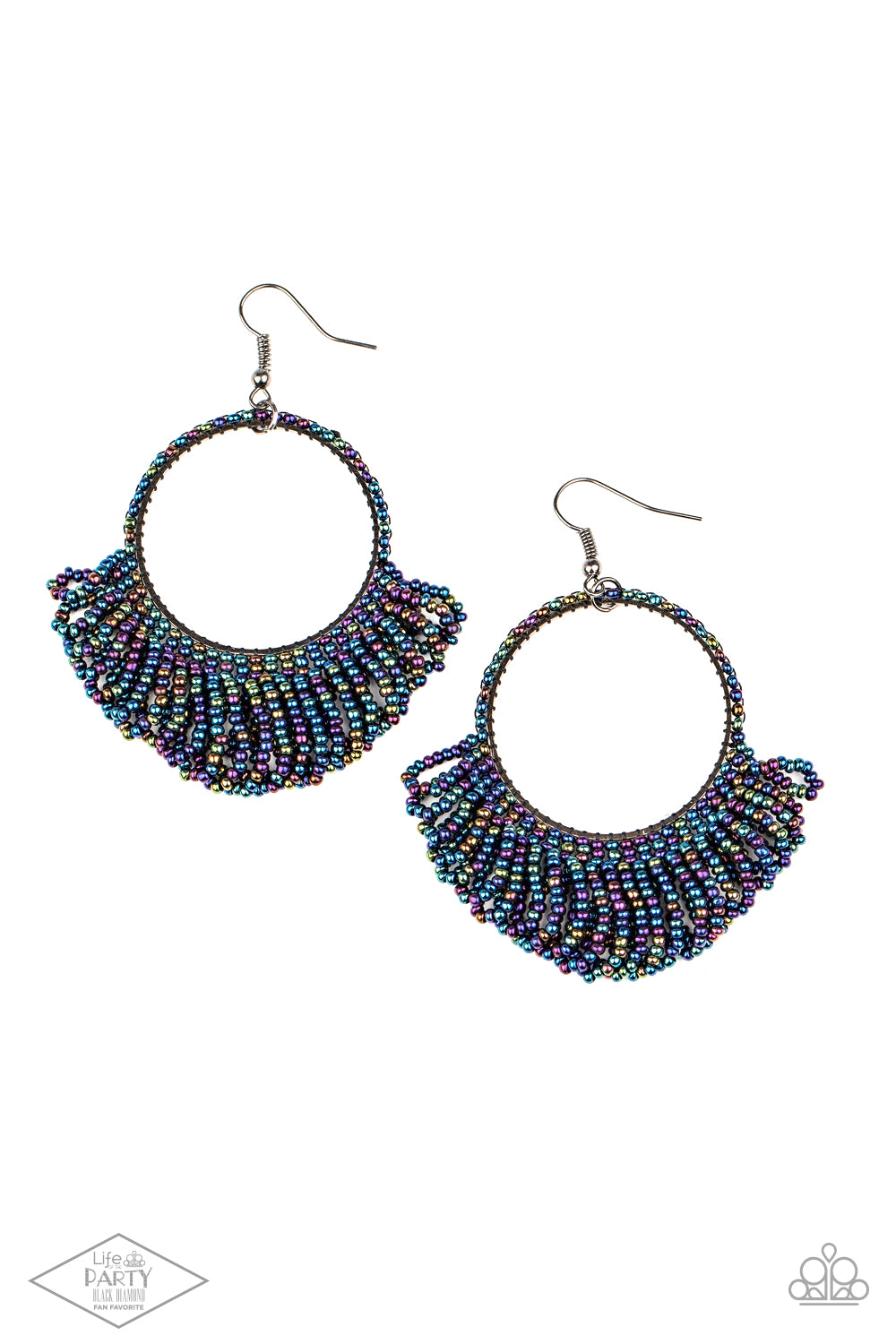 Cant BEAD-lieve My Eyes! Multi Earrings - Paparazzi