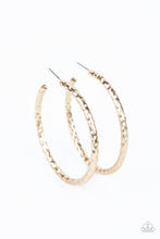 Load image into Gallery viewer, Urban Upgrade Gold Hoop Earrings - Paparazzi
