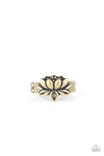 Load image into Gallery viewer, Lotus Crowns Brass Ring - Paparazzi
