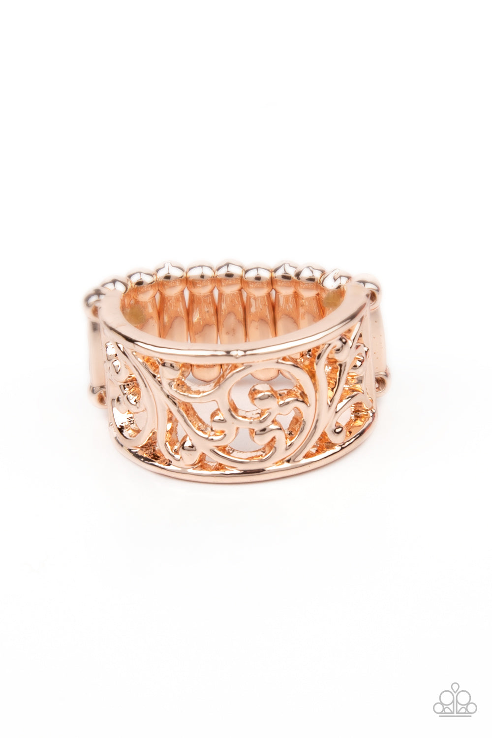 Di-VINE Design Rose Gold Ring - Paparazzi