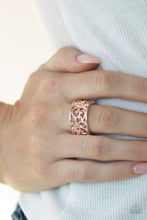 Load image into Gallery viewer, Di-VINE Design Rose Gold Ring - Paparazzi

