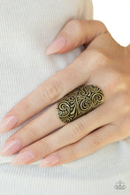 Load image into Gallery viewer, Paisley Paradise Brass Ring - Paparazzi
