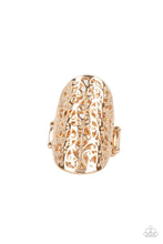 Load image into Gallery viewer, Full Out Frill Gold Ring - Paparazzi
