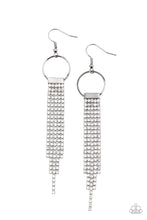 Load image into Gallery viewer, Tapered Twinkle White Earrings - Paparazzi
