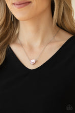 Load image into Gallery viewer, She Works HEART For The Money Pink Necklace - Paparazzi
