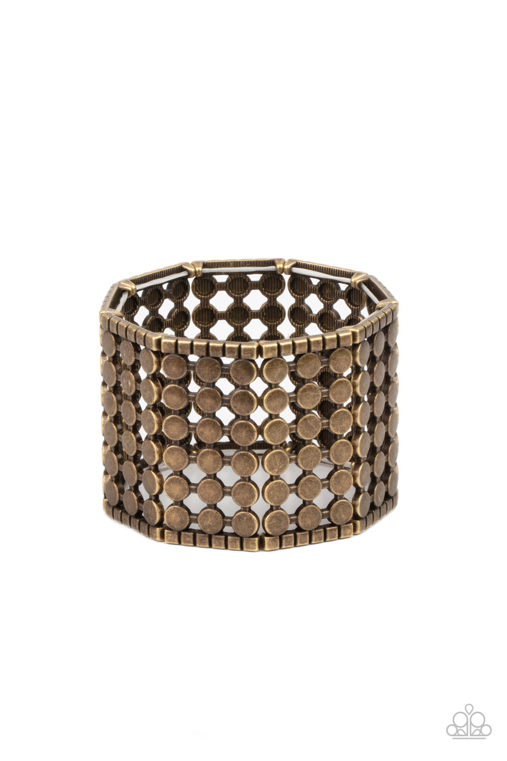 Cool and CONNECTED Brass Bracelet - Paparazzi