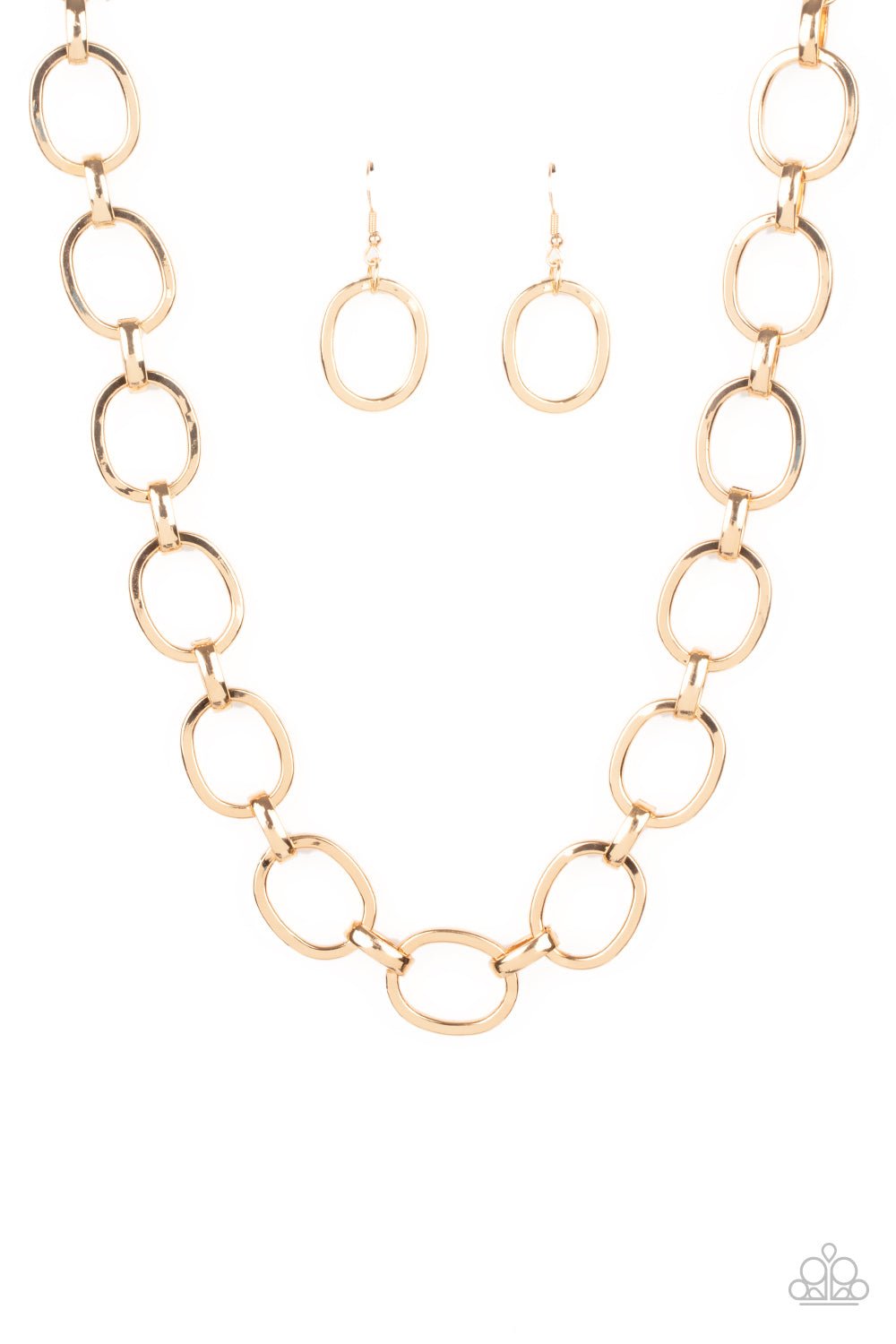 HAUTE-ly Contested Gold Necklace - Paparazzi