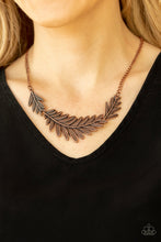 Load image into Gallery viewer, Queen of the QUILL Copper Necklace - Paparazzi
