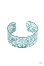 Load image into Gallery viewer, Snap, Crackle, Pop! Blue Cuff Bracelet - Paparazzi
