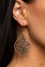 Load image into Gallery viewer, Taj Mahal Gardens Copper Earring - Paparazzi
