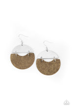 Load image into Gallery viewer, Watching The Sunrise Brass Earrings - Paparazzi
