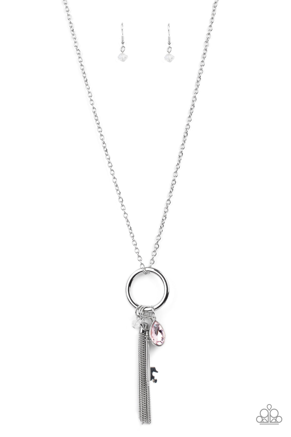 Unlock Your Sparkle Pink Necklace - Paparazzi