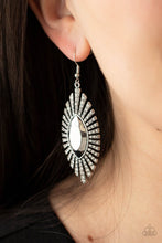 Load image into Gallery viewer, Who Is The FIERCEST Of Them All White Earrings - Paparazzi
