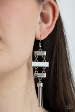 Load image into Gallery viewer, Mind, Body, and SEOUL White Earrings - Paparazzi
