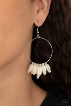 Load image into Gallery viewer, Sailboats and Seashells White Earrings - Paparazzi
