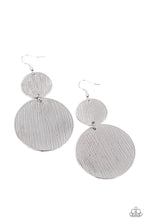 Load image into Gallery viewer, Status CYMBAL Silver Earrings - Paparazzi
