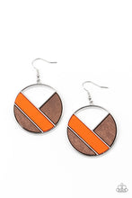 Load image into Gallery viewer, Dont Be MODest Orange Earrings - Paparazzi
