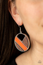 Load image into Gallery viewer, Dont Be MODest Orange Earrings - Paparazzi
