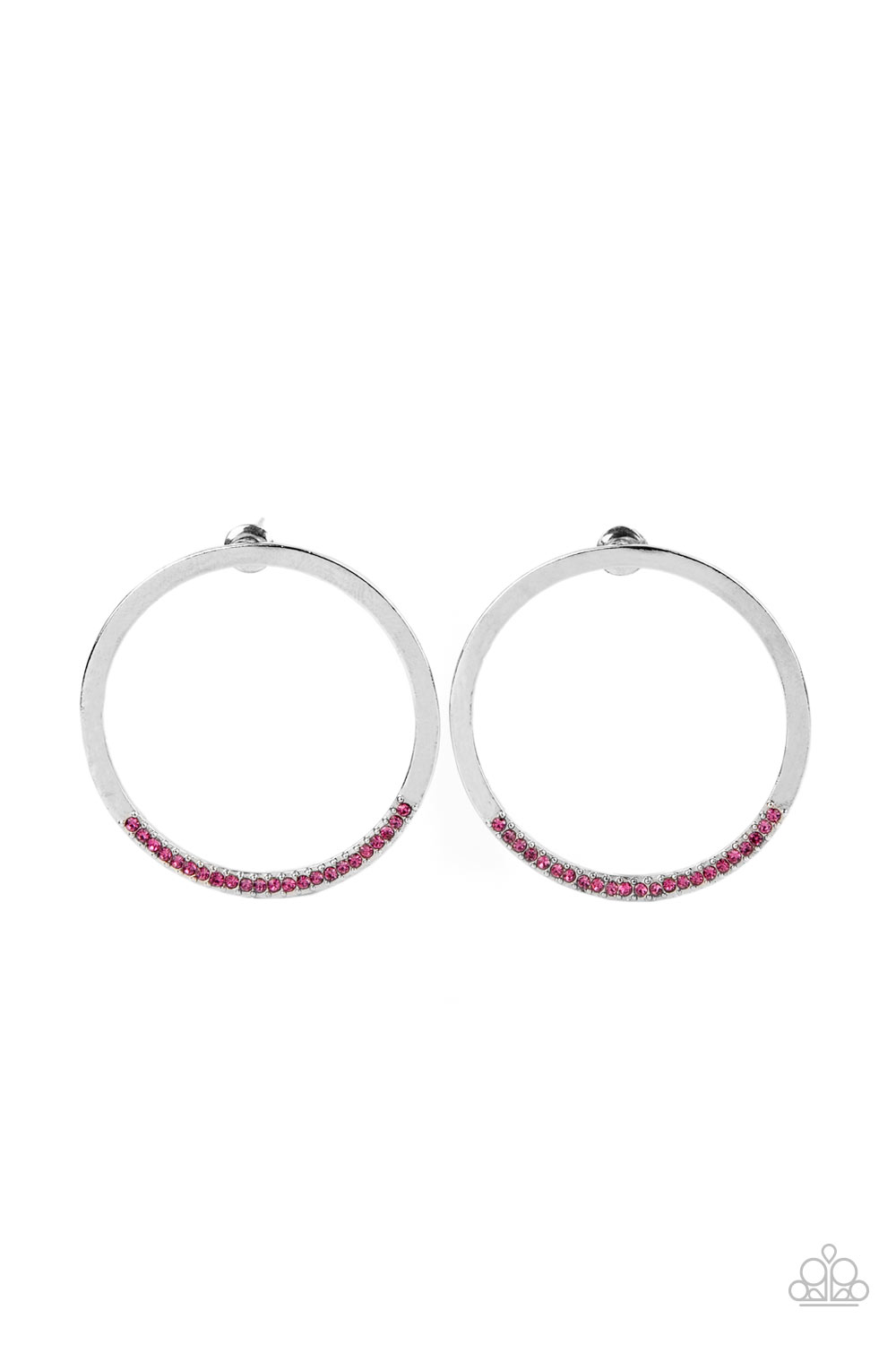 Spot On Opulence Pink Earrings - Paparazzi