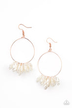 Load image into Gallery viewer, Sailboats and Seashells Copper Earrings - Paparazzi
