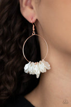 Load image into Gallery viewer, Sailboats and Seashells Copper Earrings - Paparazzi
