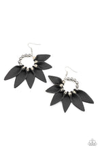 Load image into Gallery viewer, Flower Child Fever Black Earrings - Paparazzi
